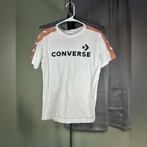 Converse White and Tan Short Sleeve Tee